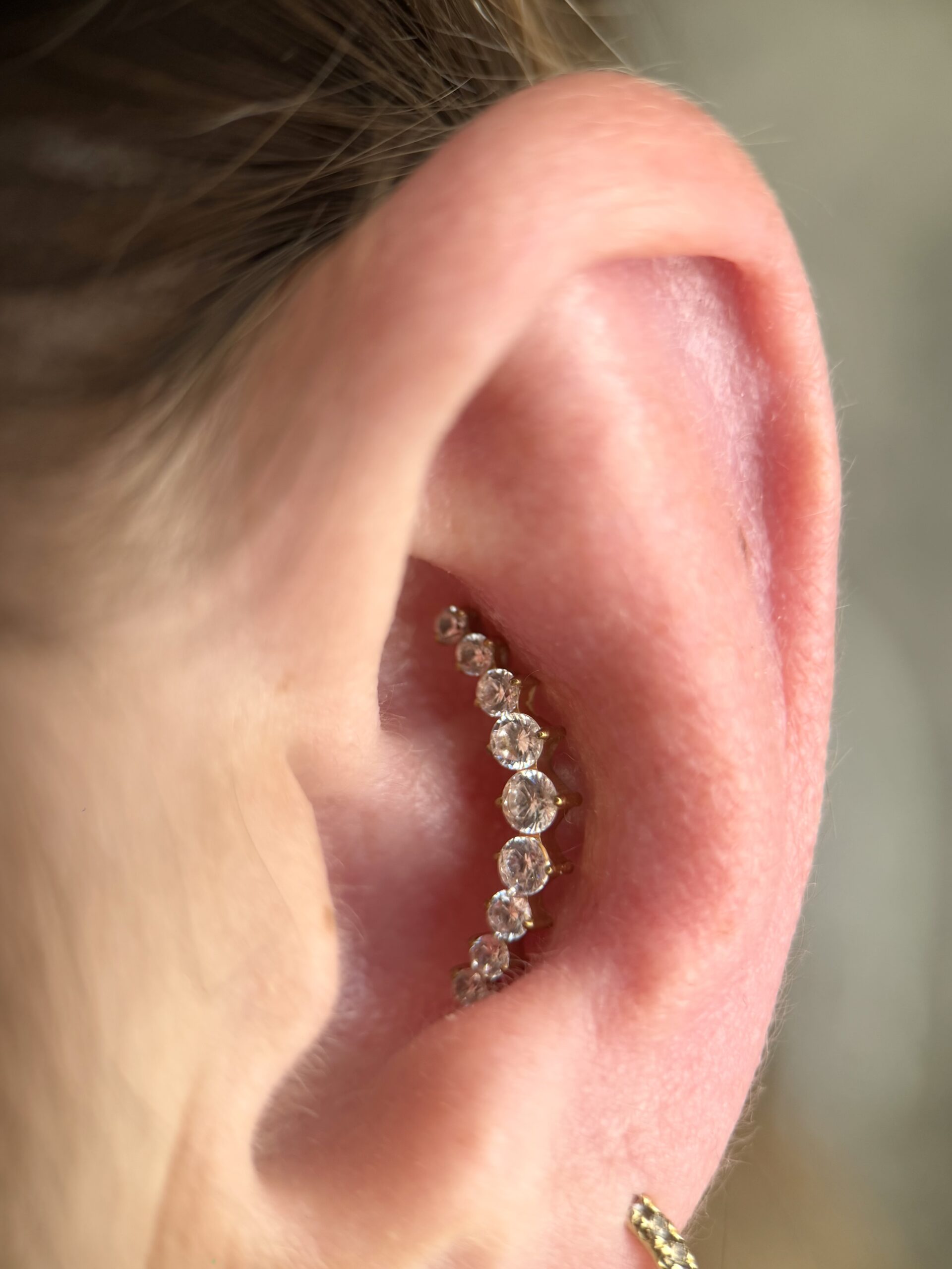 conch vėrimas